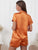 Satin Short Sleeve Shirt And Matching Shorts Pyjama Set