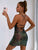 Sequin Backless Multicolor Mini Dress