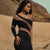 Mesh Panel Midi Dress