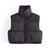High Collar Zipper Short Quilted Vest