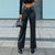 Faux Leather Zip Trousers